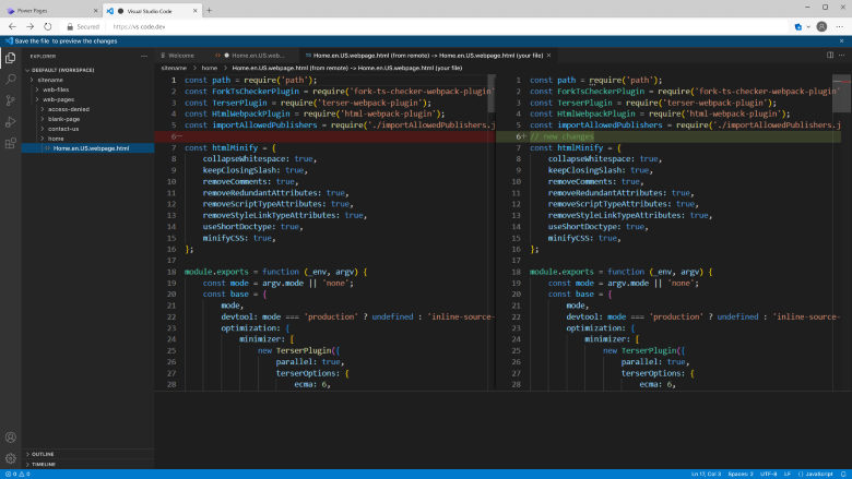 View conflicts and avoid accidental overwrites.